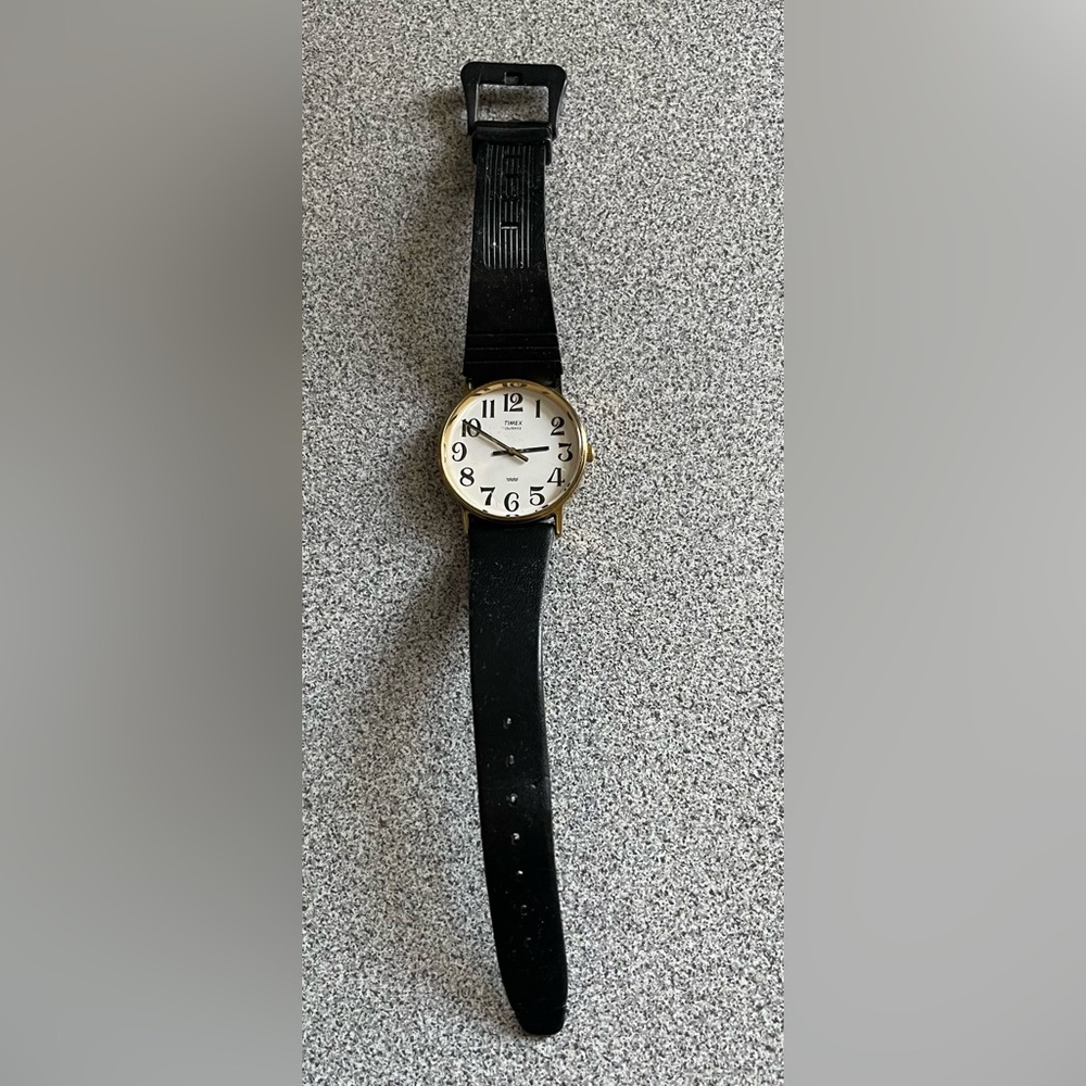 Timex  Cell Water Resistant Black Wrist Watch